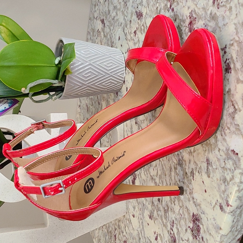 M by Michael Antonio Lovina Stiletto Sandals - Picture 1 of 6